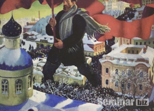▲ (그림 5) 볼셰비키. 보리스 쿠스토디예프. 1920년