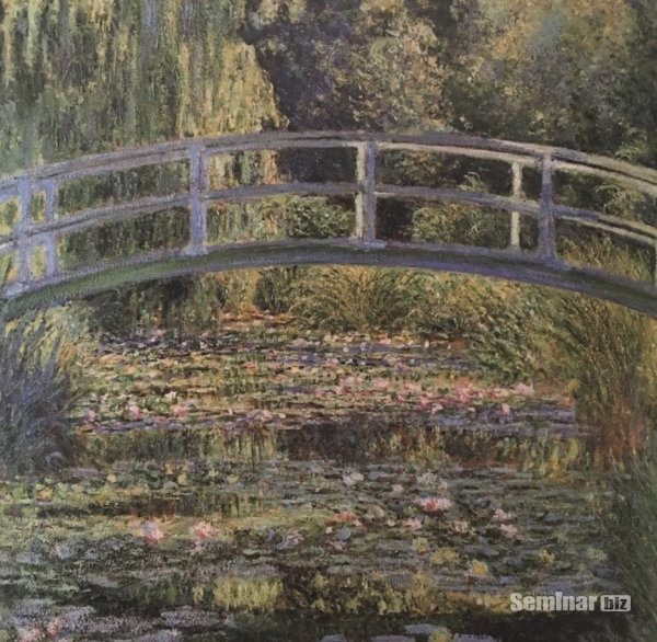 ▲ (그림 4) 일본식 다리(수련 연못). 클로드 모네. 1899년