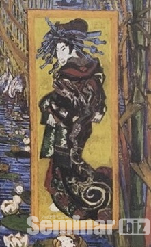 (그림 7) 오이란(게사이 에이젠 모작). 빈센트 반 고흐. 1887년