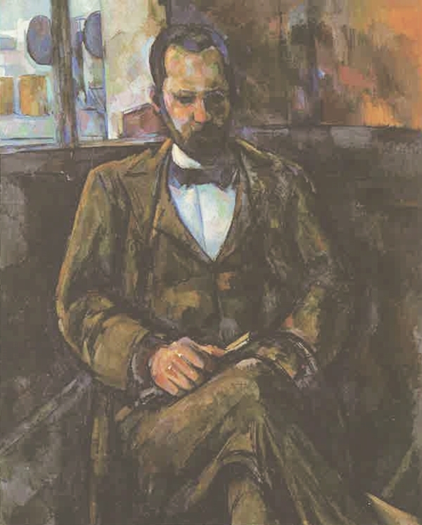 그림9. 화상 앙브루아즈 볼라르의 초상, 폴 세잔, 1899년