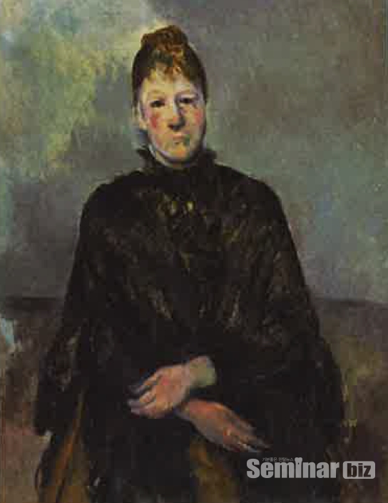 그림1. 세잔 부인의 초상, 폴 세잔, 1885~1887년