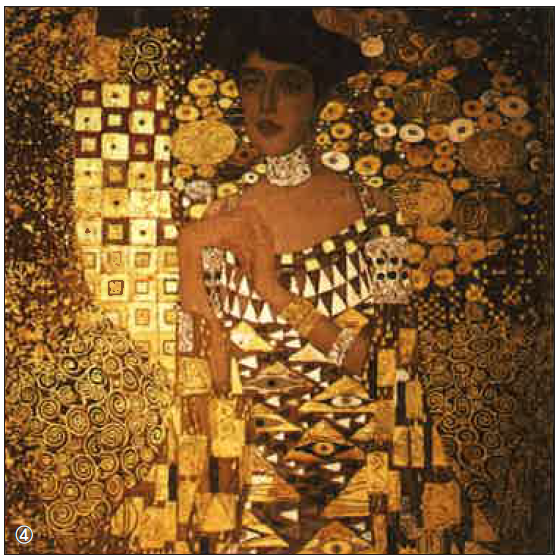(그림 4) 아델레 블로흐 바우어의 초상, 구스타프 클림트, 1903~1907년