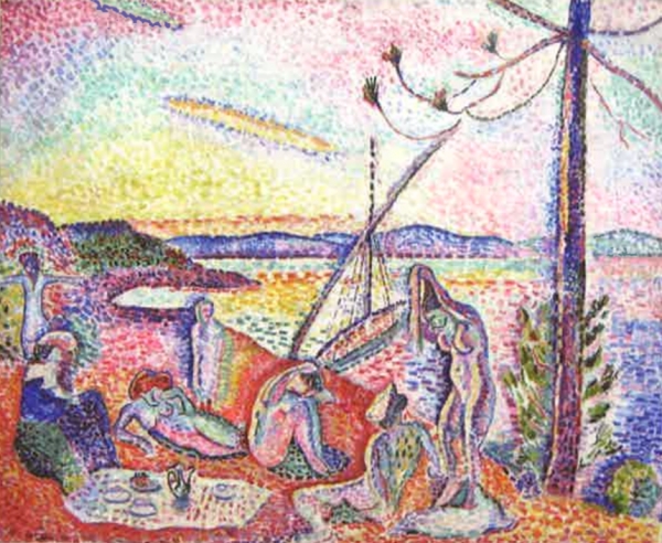 그림 1. 사치, 고요, 쾌락, 앙리 마티스, 1904년