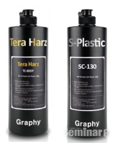 ▲ Tera Harz 레진 제품(좌: TC-800DP 우: SC-130)