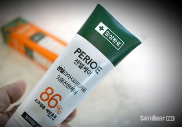 LG생활건강의 ‘페리오 센텔케어’ 치약