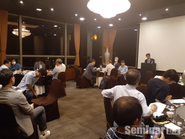 지난 6월29일 나 집행부가 임명한 임원들이 기자간담회를 개최했다.