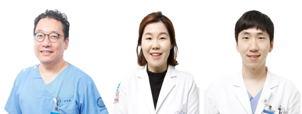 좌측부터 김성훈 교수, 오송희 교수, 최진영 교수