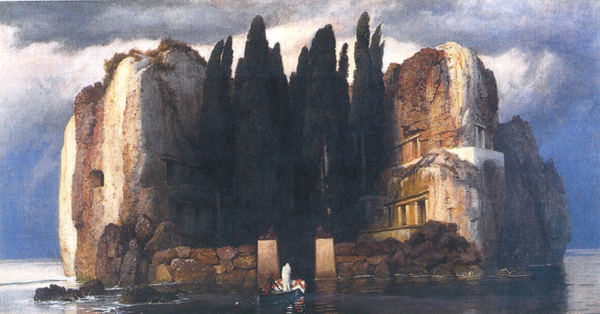 사자의 섬, 1886, 캔버스에 유채, 80x150cm, 라이프치히 회화 예술 박물관
