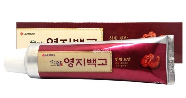 영지추출물 함유 ‘영지백고’치약(LG 생활건강)
