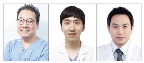 (좌부터) 김성훈 교수, 최진영 교수, 박재현 외래 조교수