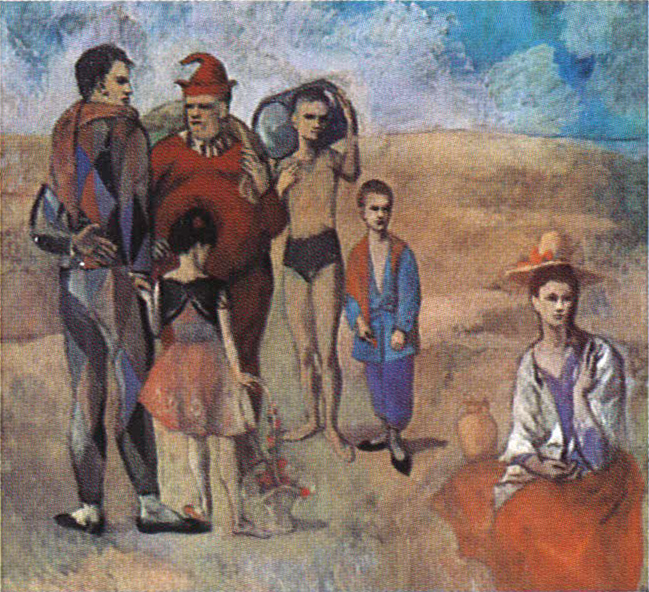 [곡예사의 가족 ], 1905, 캔버스에 유채, 212.8×229.6cm, 워싱턴 DC, 내서널 갤러리
