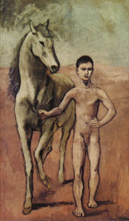 [말을 끄는 소년], 1905-06, 캔버스에 유채, 220.3×130.6cm, 뉴욕 현대 미술관(MoMA)