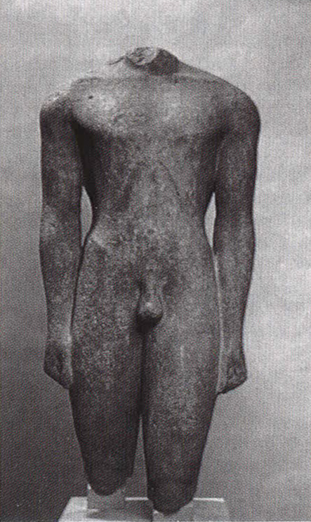 [대리석 청년 상의 토르소(쿠로스)] 기원전 6세기 중반, 파리, 루브르 박물관
