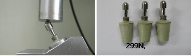 Fig. 10. Mechanical strength test (Compressive & fatigue strength)