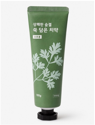 JAJU, ‘쑥 담은 치약’(쑥 추출물 10,000ppm 함유)