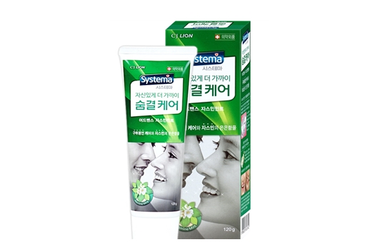 자스민 함유 ‘숨결케어’ 치약(시스테마)