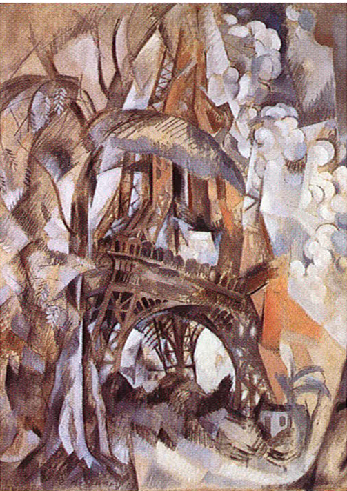 [숲속의 에펠탑] 1910, 캔버스에 유채, 126.5×93cm, 뉴욕, 솔로몬 R. 구겐하임 미술관