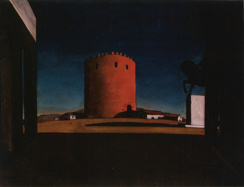 [붉은 탑 ] 1913, 캔버스에 유채, 73,5×100.5cm, 베네치아 페기 구겐하임 컬렉션