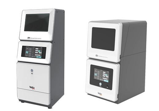 Veltz 덴탈 3D 프린터 ‘D2-120’(좌), ‘T7’(우)