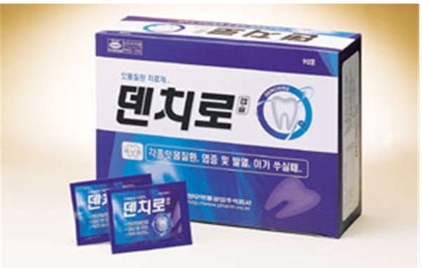 황련추출물 함유 치주질환용제 ‘덴치로 캡슐’(정우약품)