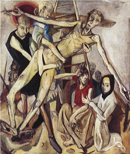 [그리스도를 십자가에서 내림 ], 1917, 캔버스에 유채, 151×129cm, 뉴욕 현대 미술관(MoMA)