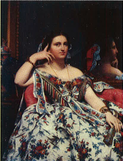 장 오귀스트 앵그르,  [ 폴-시기스베르 무아테시에 부인의 초상 ] 1856, 캔버스에 유채, 120×92.1cm, 런던, 내셔널 갤러리