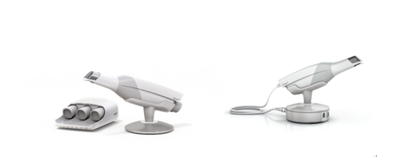 TRIOS3 POD 무선(좌) / 유선(우)