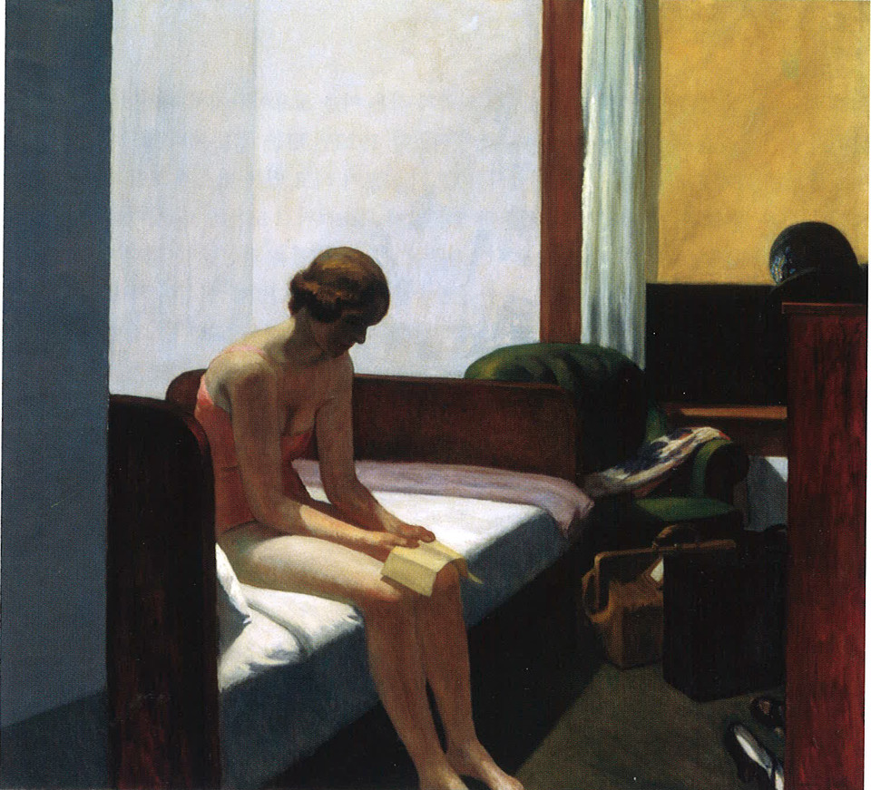[호텔 방] 1931, 캔버스에 유채, 152.4×165.7cm, 마드리드, 티센-보르네미차 미술관
