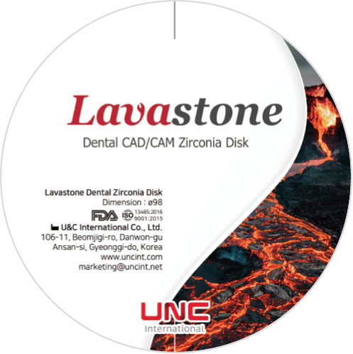 이번에 런칭한 지르코니아블록  ‘Lava Stone’ 