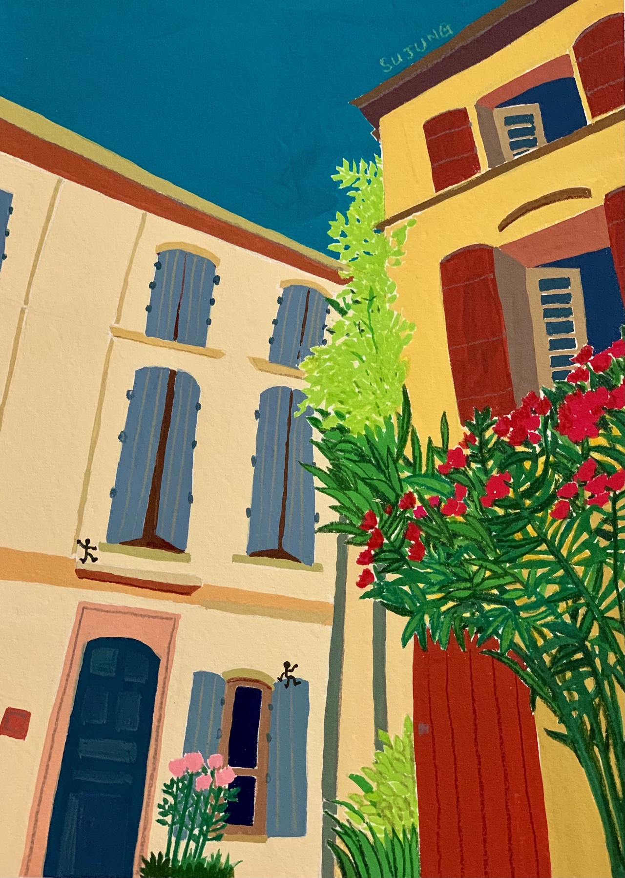  22×31cm, Gouacheonpaper(2021)