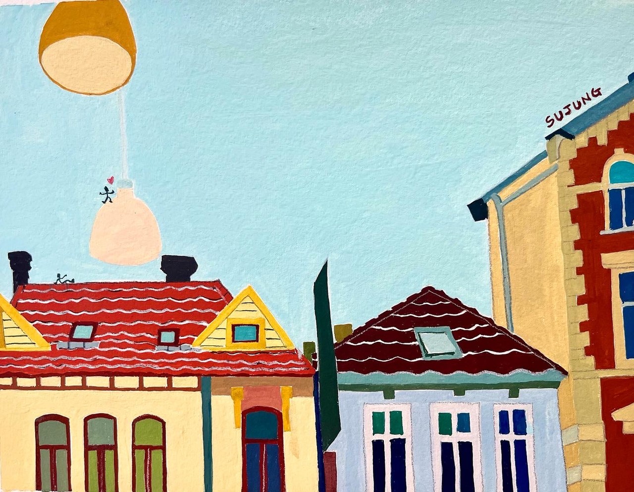 30X22cm,  Gouacheonpaper