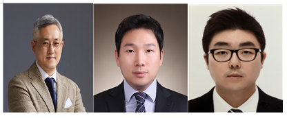 (좌부터)송영대 회장, 한정준 교수, 박성민 교수