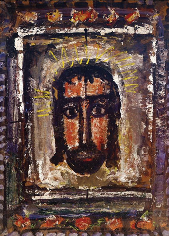 성인(聖顔) 성스런 얼굴 91x65cm,1933, 캔버스에 유채 프랑스 파리 국립현대미술관