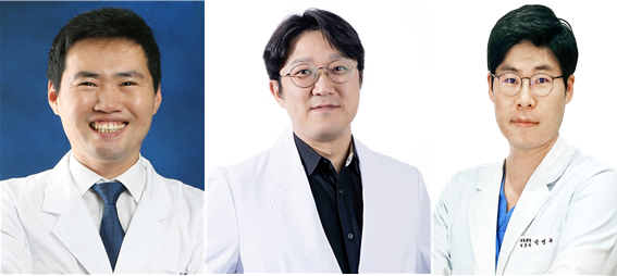 이원표 교수                                   박정철 원장                                    박병규 원장