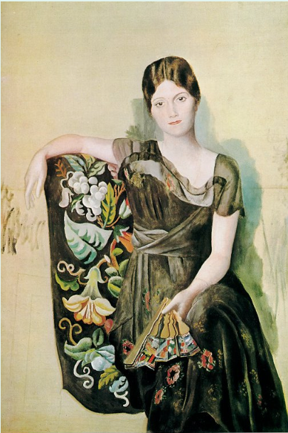 안락의자의 올가의 초상 ,  1917년