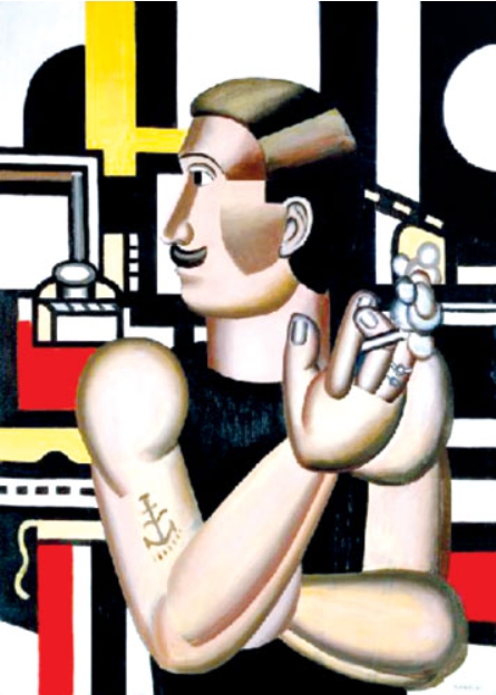 페르낭레제, 기계공, 1920, 캔버스에 유체물감/92/70cm 캐나다 오타와, 온타리오미술관