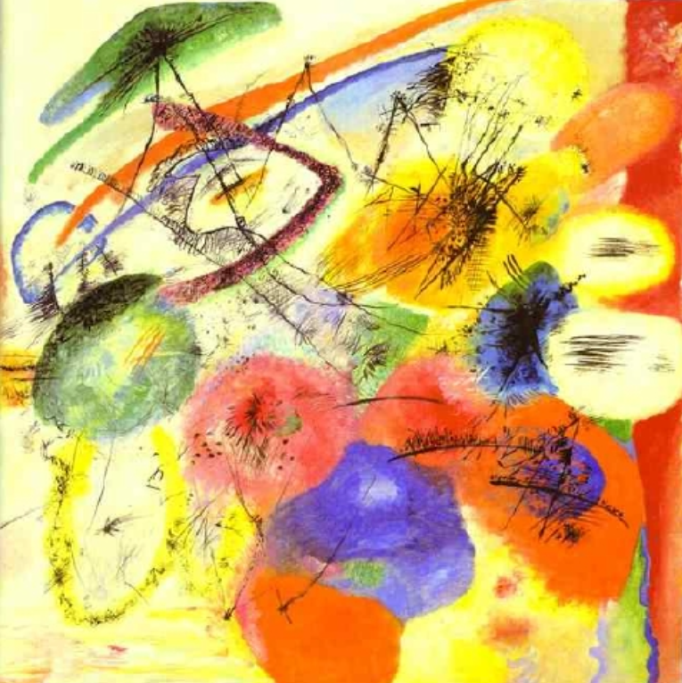 검은 선들 I, 1913 캔버스 유채, 129.4×131.1cm, 솔로몬R. 구겐하임박물관