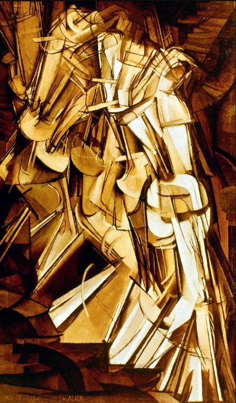 계단을 내려오는 나부 1912년, 캔버스에 유채, 146/89 필라델피아미술관