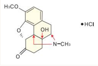 Opium - alkaloid 화학구조식