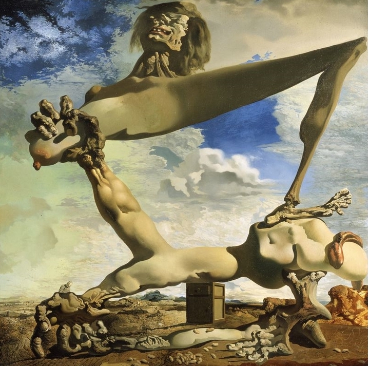 「내란의 예감」, 1936년, 캔버스에 유채, 100/99cm 미국필라델피아 미술관