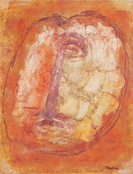 인질 1944년 캔버스위에 석고 과슈  72.5/59.5 cm