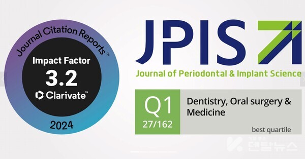 대한치주과학회 학회지 JPIS 로고 및 인용지수