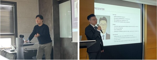 왼쪽부터 엄수혁(DNV) 위원, 문승균(SZU) 위원