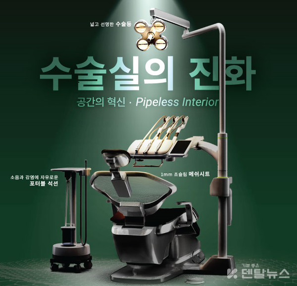 이번에 출시하는 'bright Simple’ 유니트 체어는 수술실의 한계를 넘어 진화를 가져올 것으로 기대된다. 덴탈뉴스