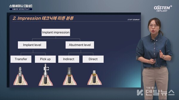 스탭세미나 임상에서 시리즈 첫 편으로 방송한 임플란트 임프레션 기초 강의에 많은 시청자가 몰리며 관심을 받고 있다. 덴탈뉴스