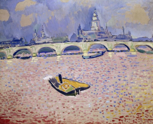 템즈강의 다리 , 앙드레드랭, 1906년 80/100cm 아농시아드미술관