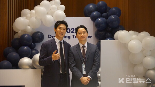 배우 진선규님(왼쪽),주기훈 대표(오른쪽)