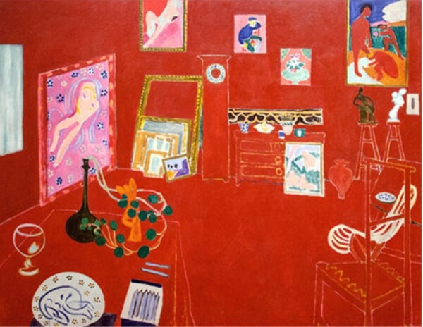 앙리마티스, 붉은 화실, 1911, 캔버스에 유채, 181/219, 뉴욕