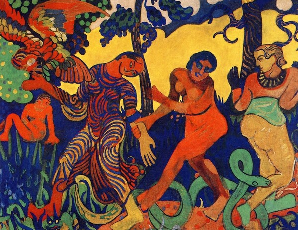 그림 1 앙드레드랭, 춤 , 1905년~6년경, 캔버스에 유채와 수성도료 . 179.5/228.62